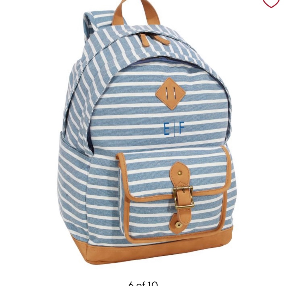 PB Teen Northfield Stripe Recycled Backpack